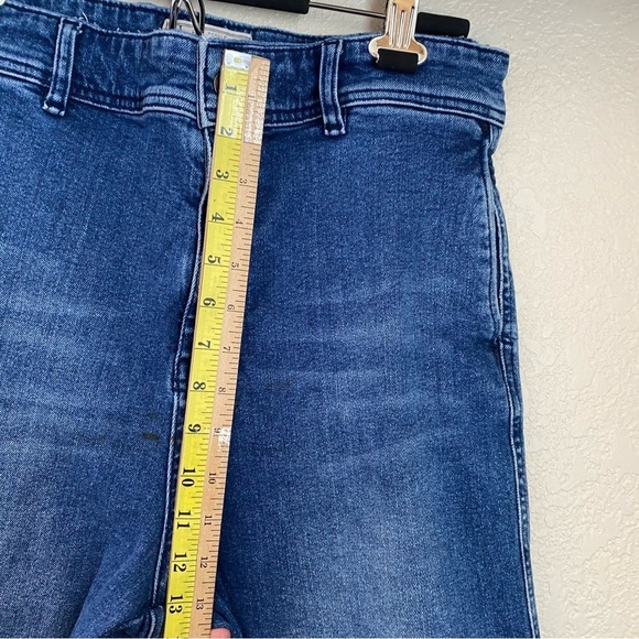 Free People Demin wide leg Jeans size 8 - Picture 9 of 15